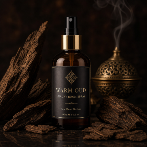 Warm Oud Luxury Room Spray