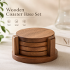 Wooden Coaster Base Set
