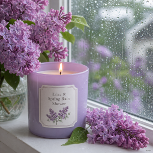 Lilac Spring Candle